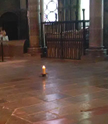 Site of Thomas Becket's tomb