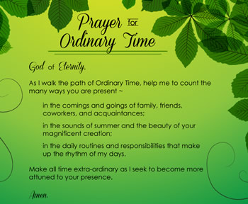 Prayer for Ordinary Time